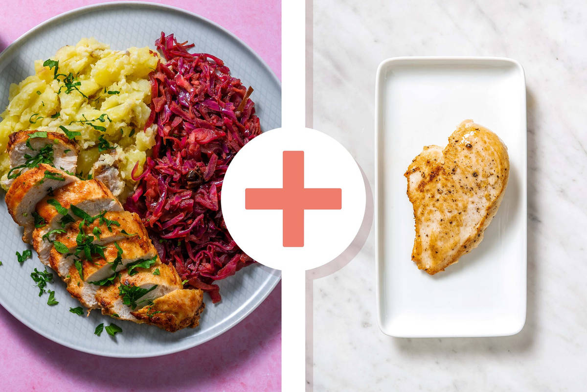 Double Chicken and Braised Cabbage