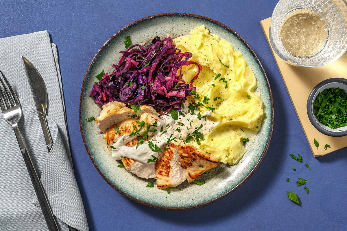 Chicken and Braised Cabbage