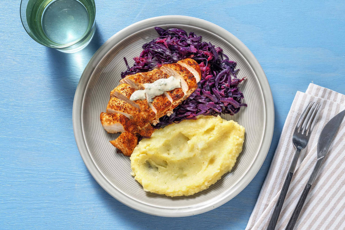 Chicken and Braised Cabbage