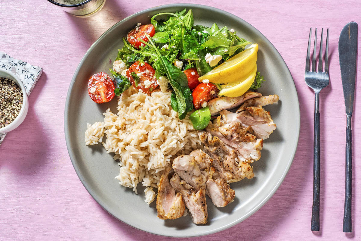 Poulet façon souvlaki