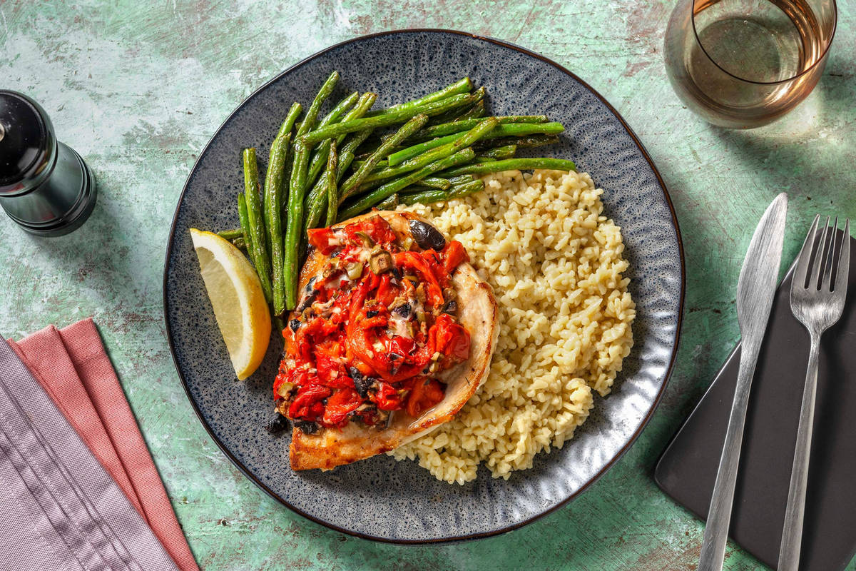 Antipasto-Topped Chicken