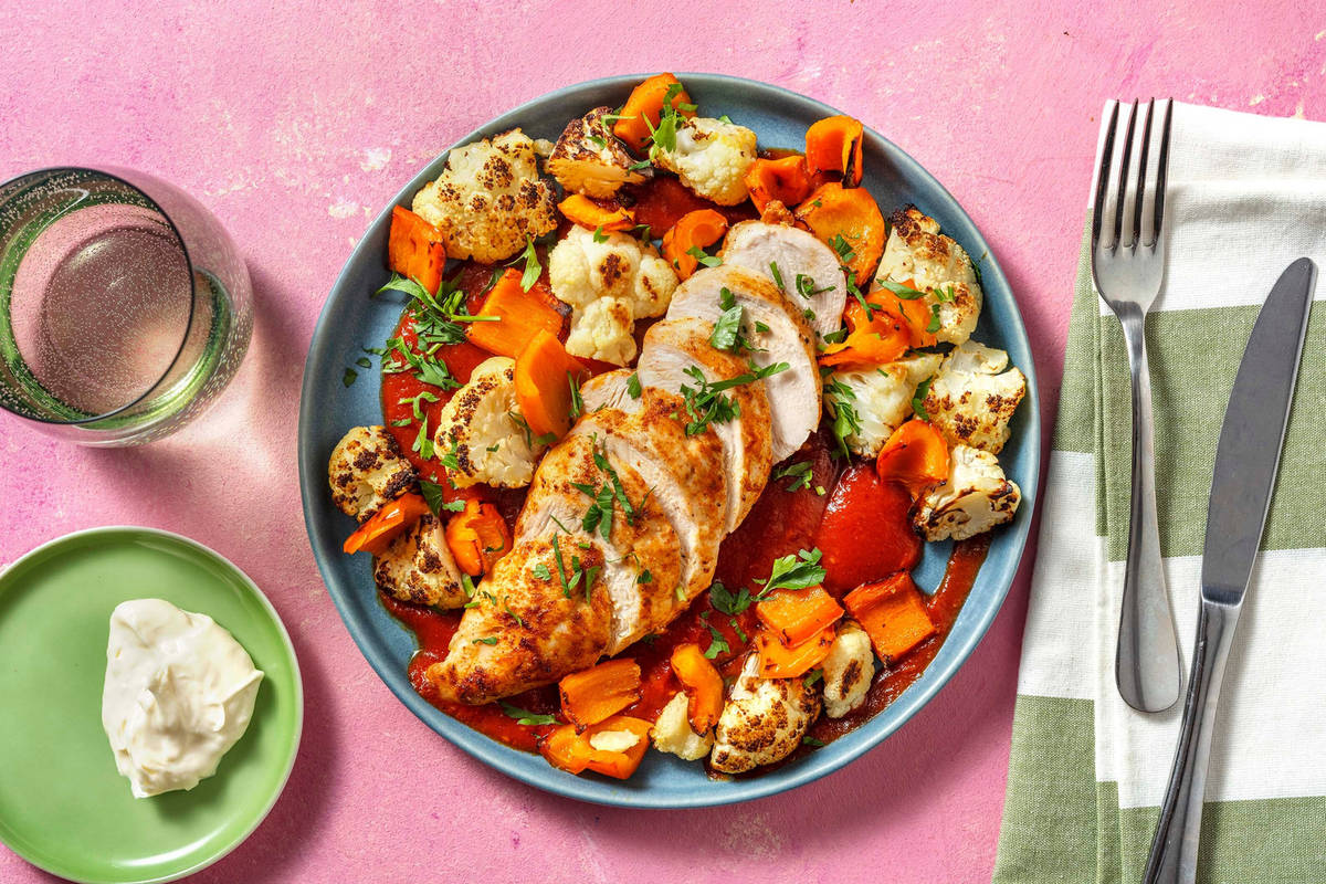 Poulet fumé « brava »