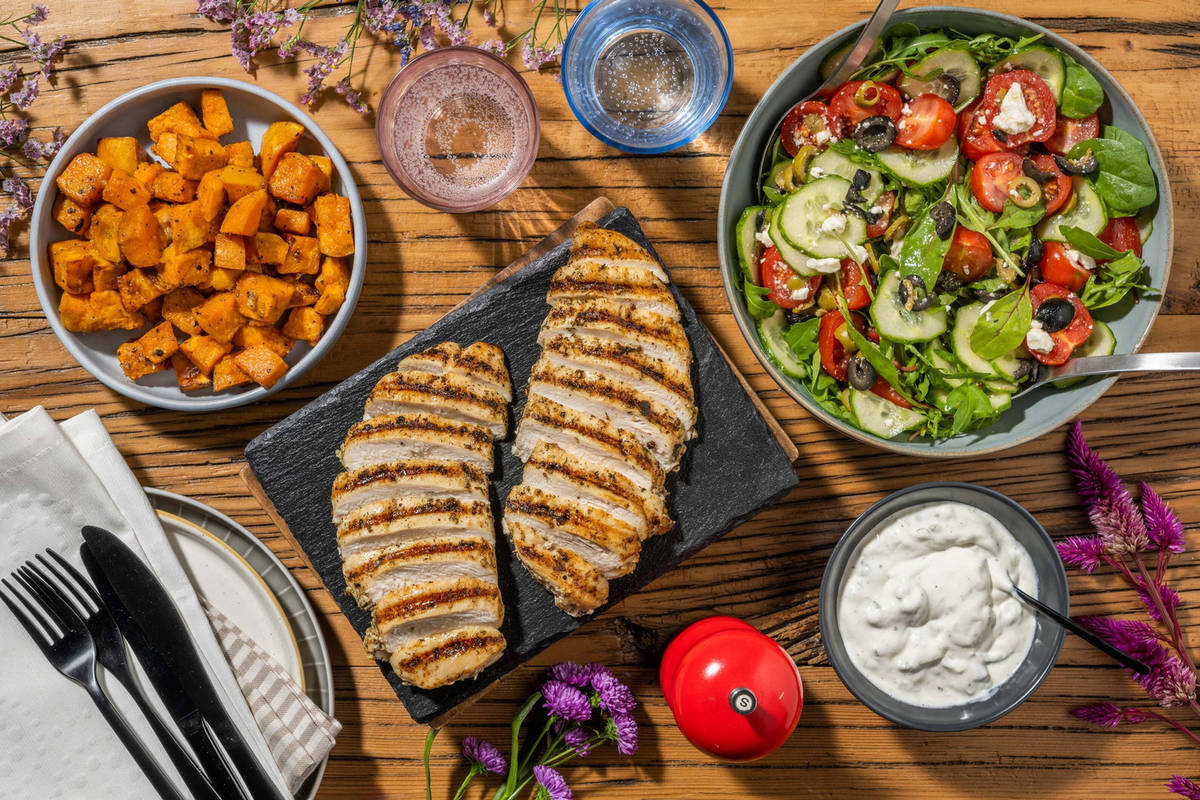 Grilled Greek-Style Chicken