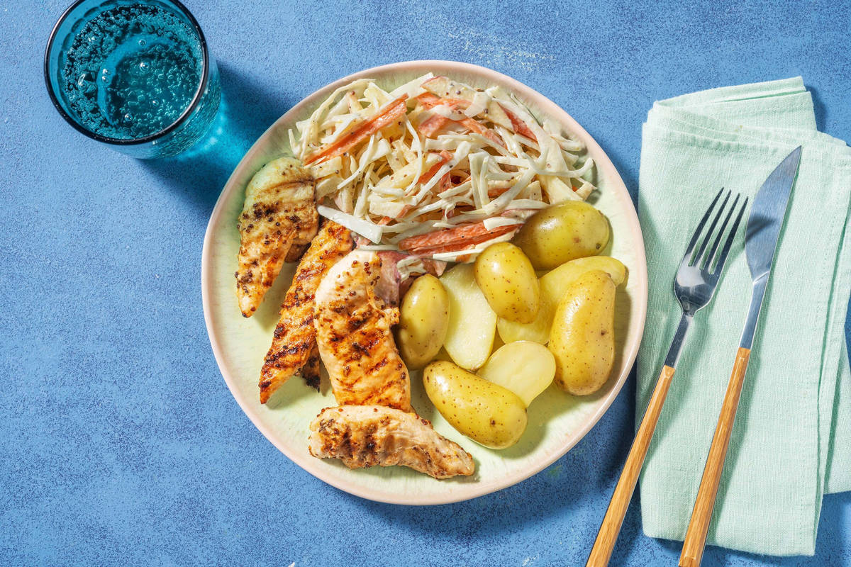 Maple-Mustard Grilled Chicken