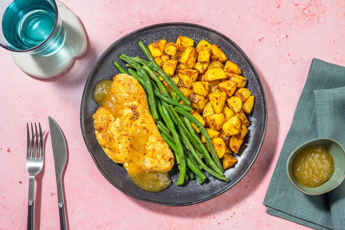 Seared Chicken in Fig Sauce