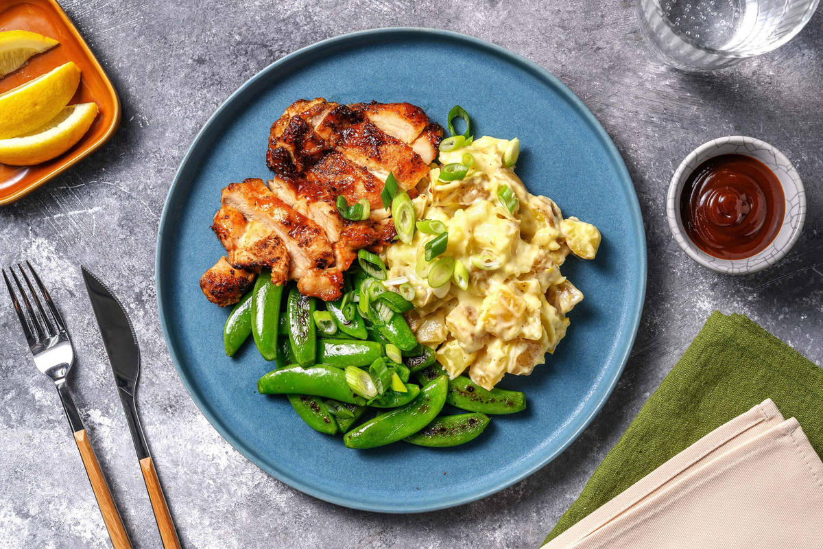 Backyard BBQ-Style Chicken Dinner