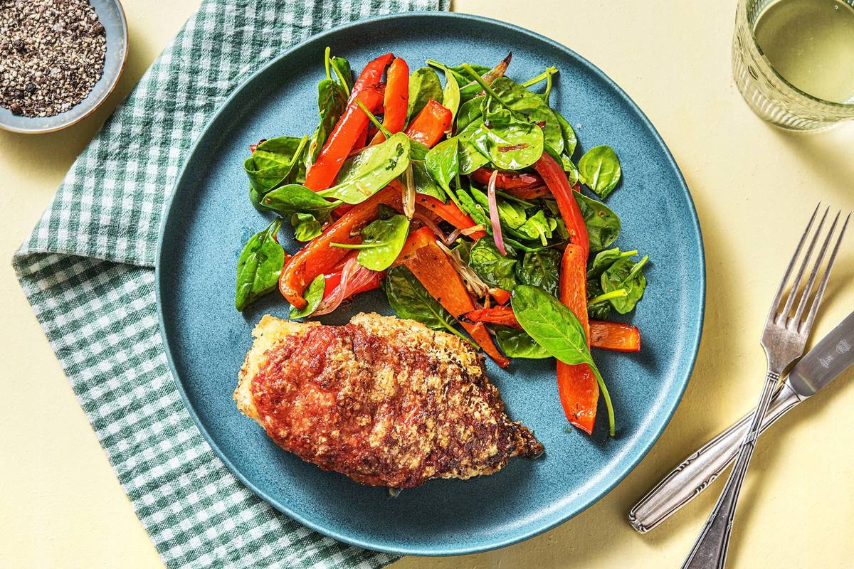 Crispy Chicken Parmigiana