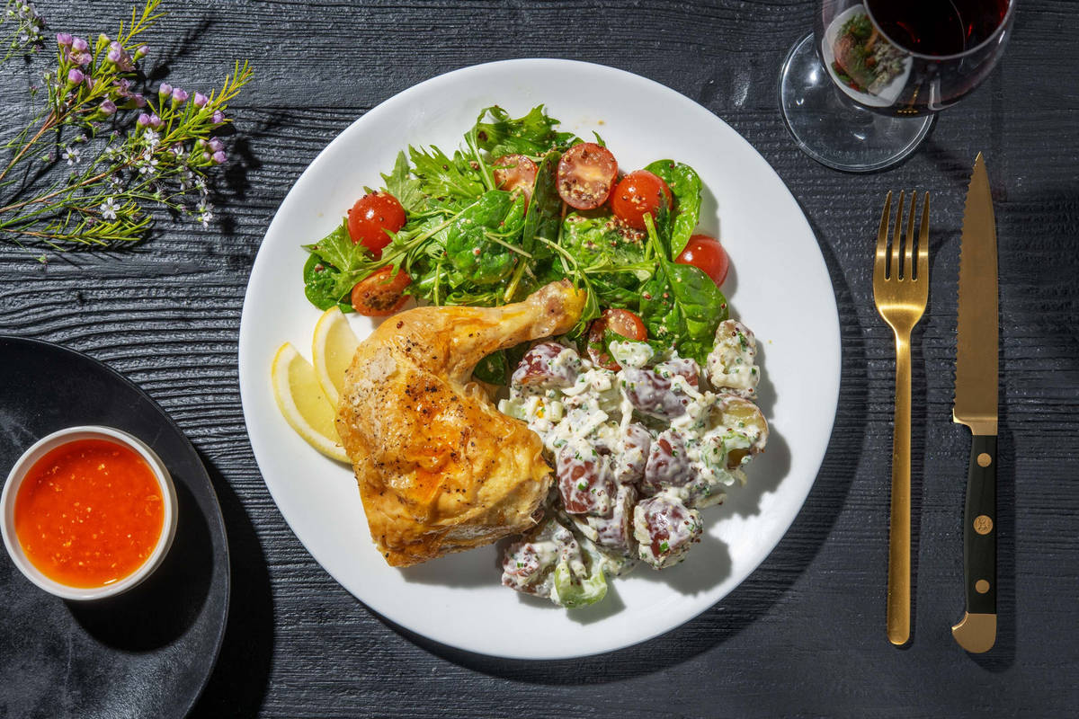 Roasted Buffalo-Style Spatchcock Chicken