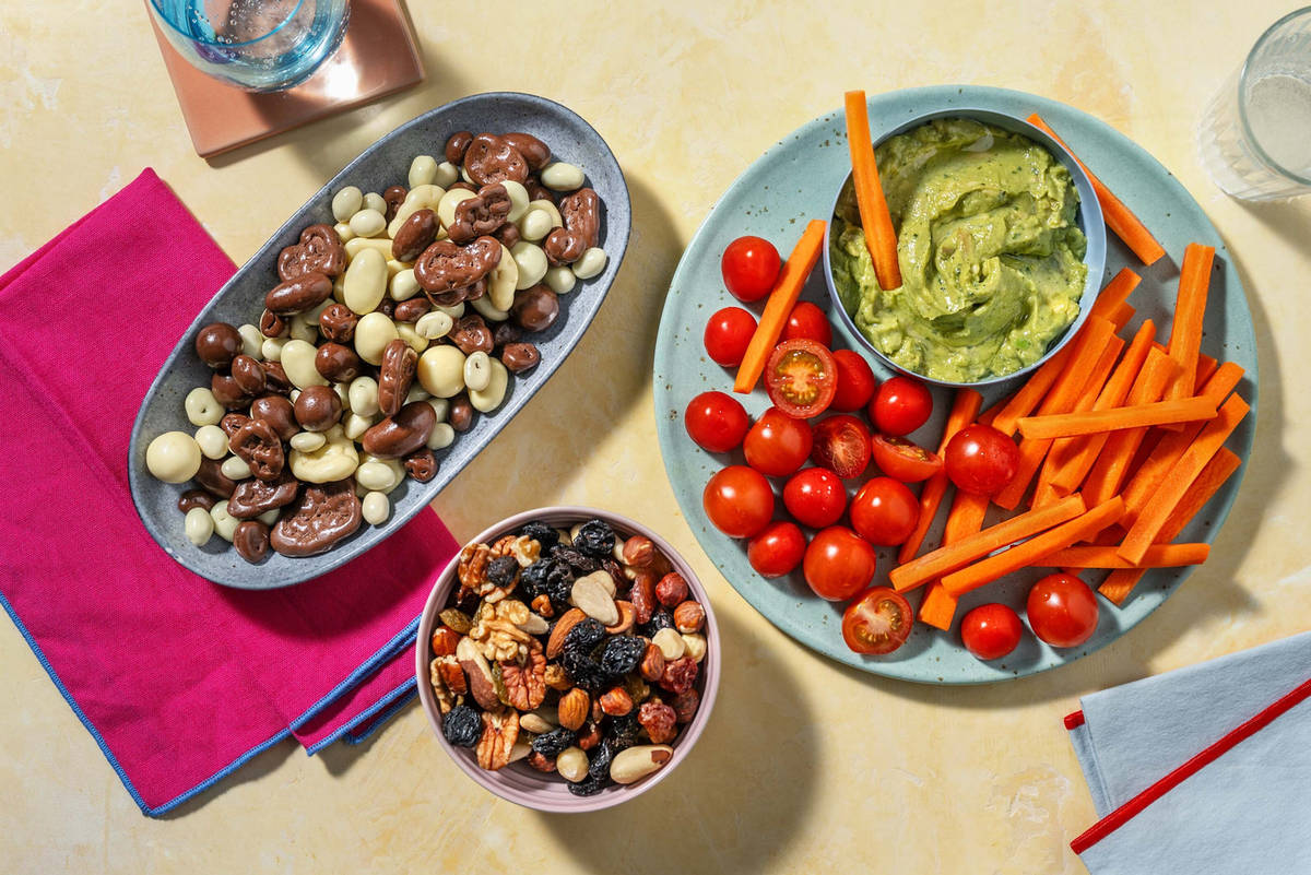 Power-Snack Selection zum Teilen