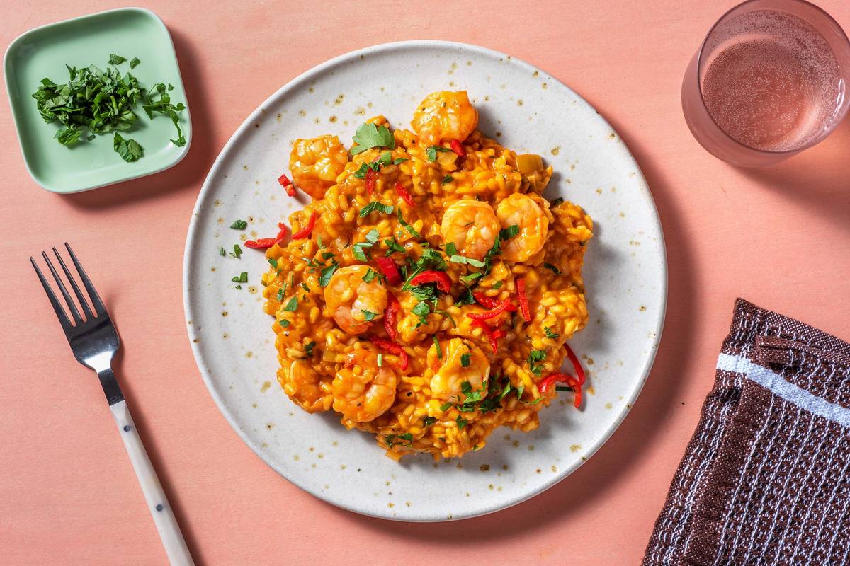 Prawn and Tomato Risotto