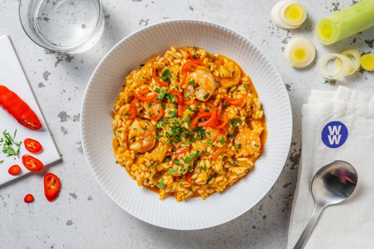 Prawn and Tomato Risotto