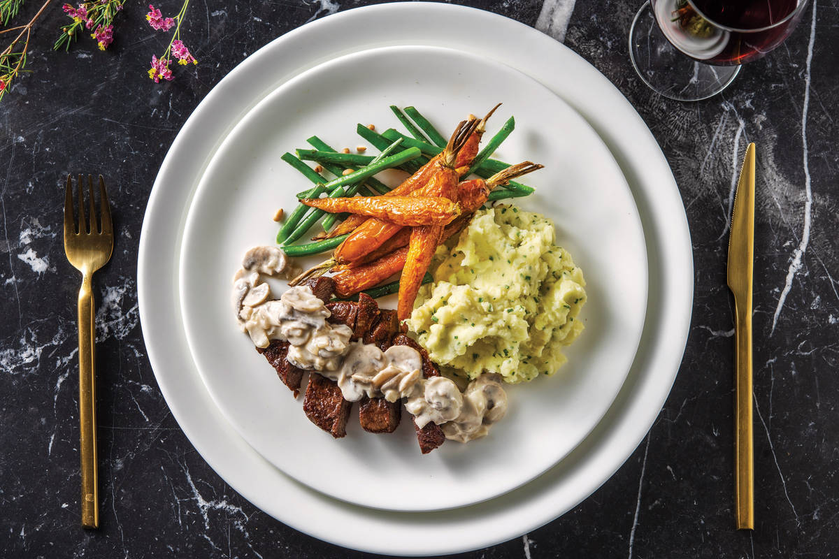 Premium Fillet Steak & Chive Mashed Potato