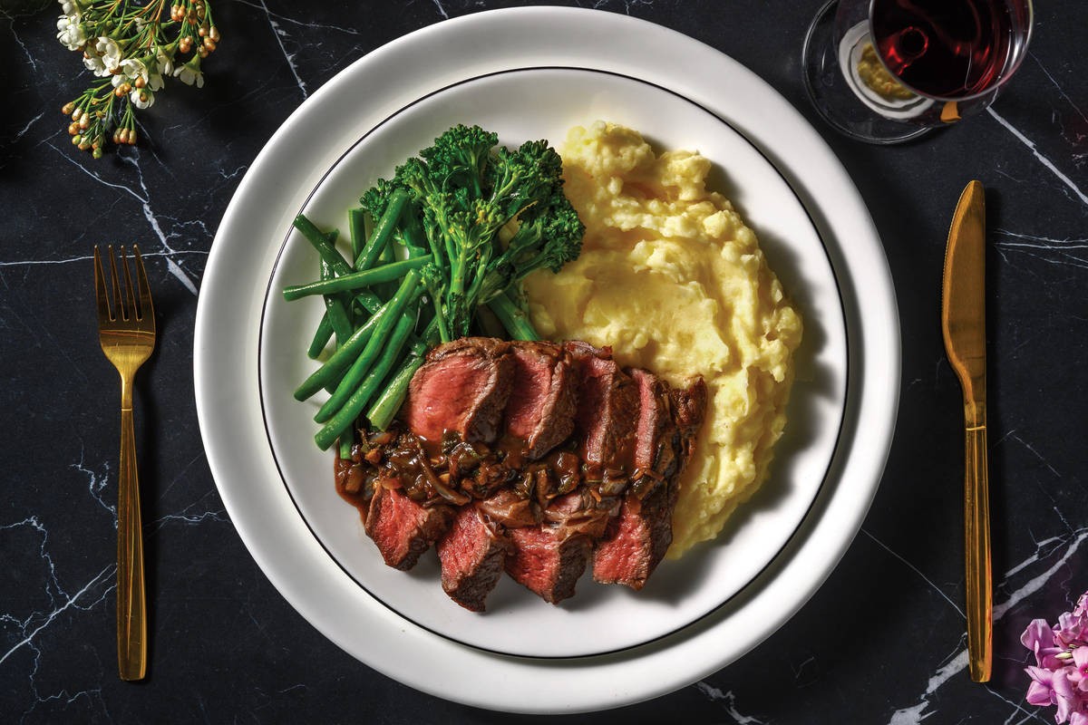 Premium Fillet Steak & Chive Sauce