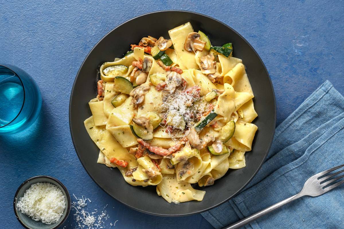 Pronto Bacon Pappardelle