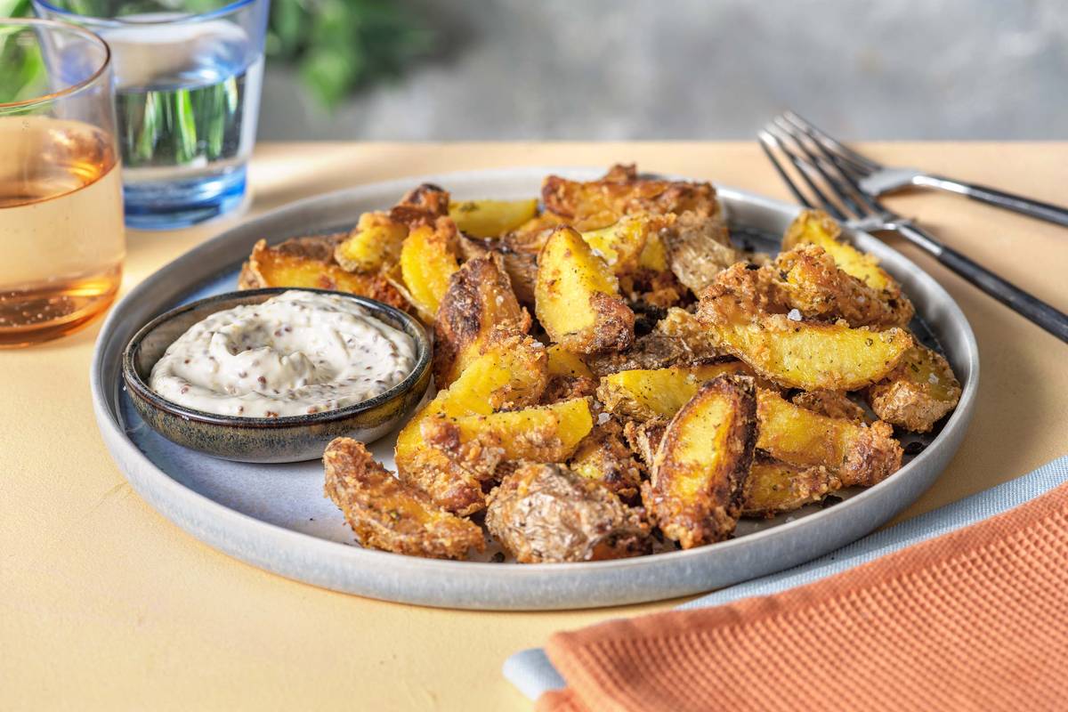 Proper Cheesy Truffle Wedges