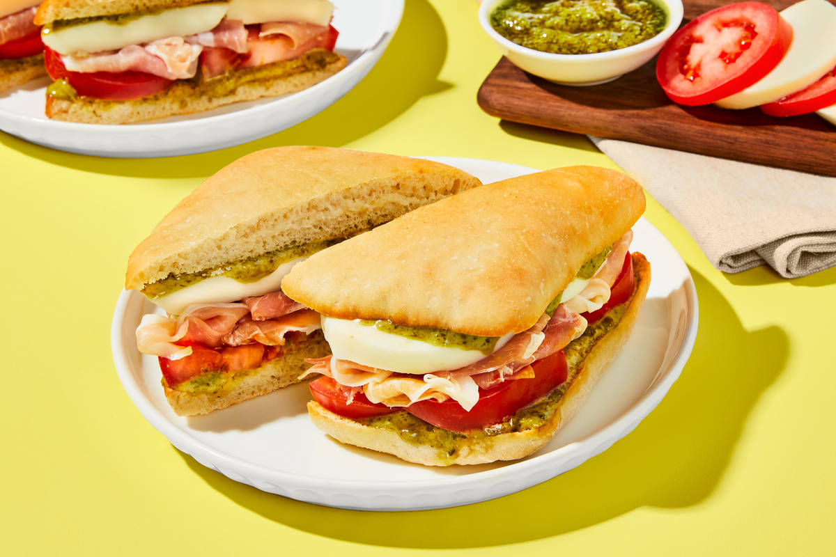 Prosciutto Caprese Sandwiches