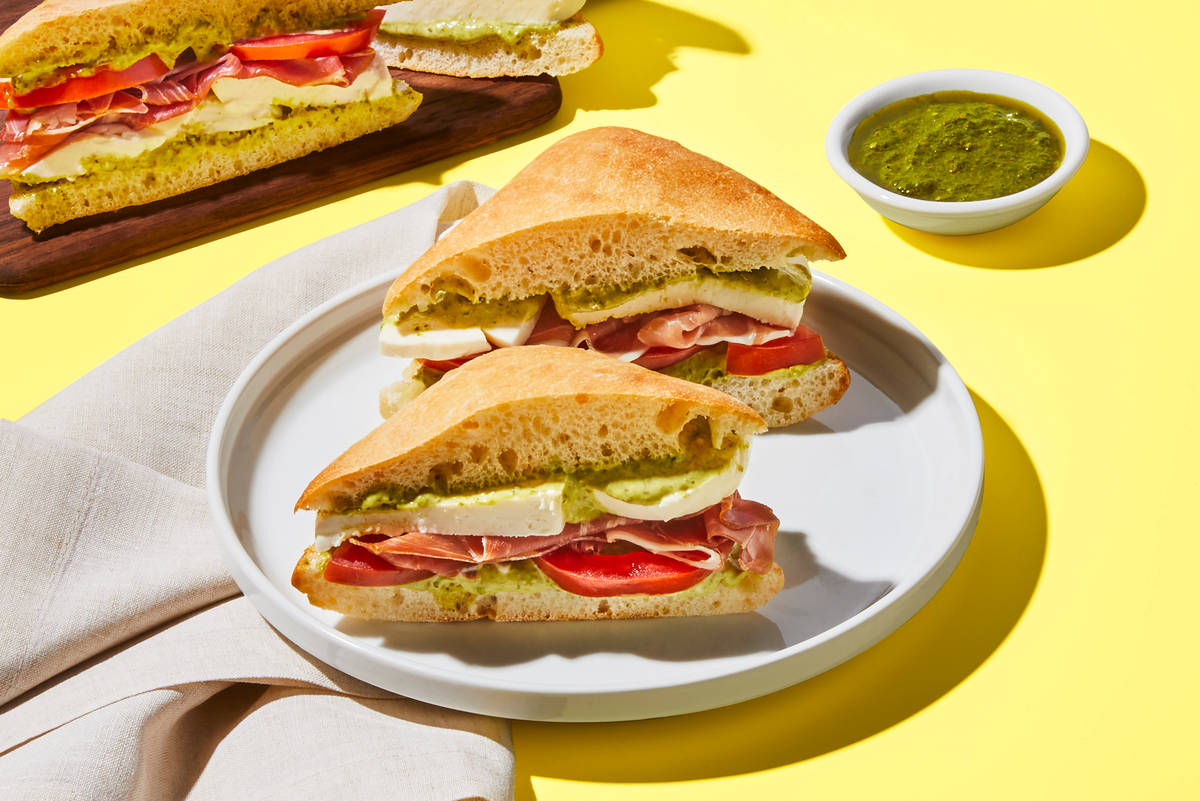 Prosciutto Caprese Sandwiches