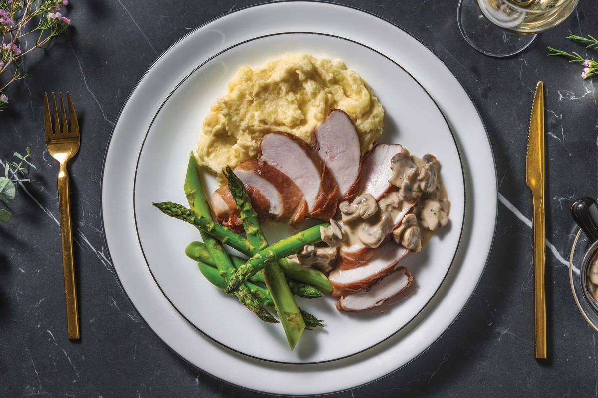 Prosciutto Roasted Chicken Breast