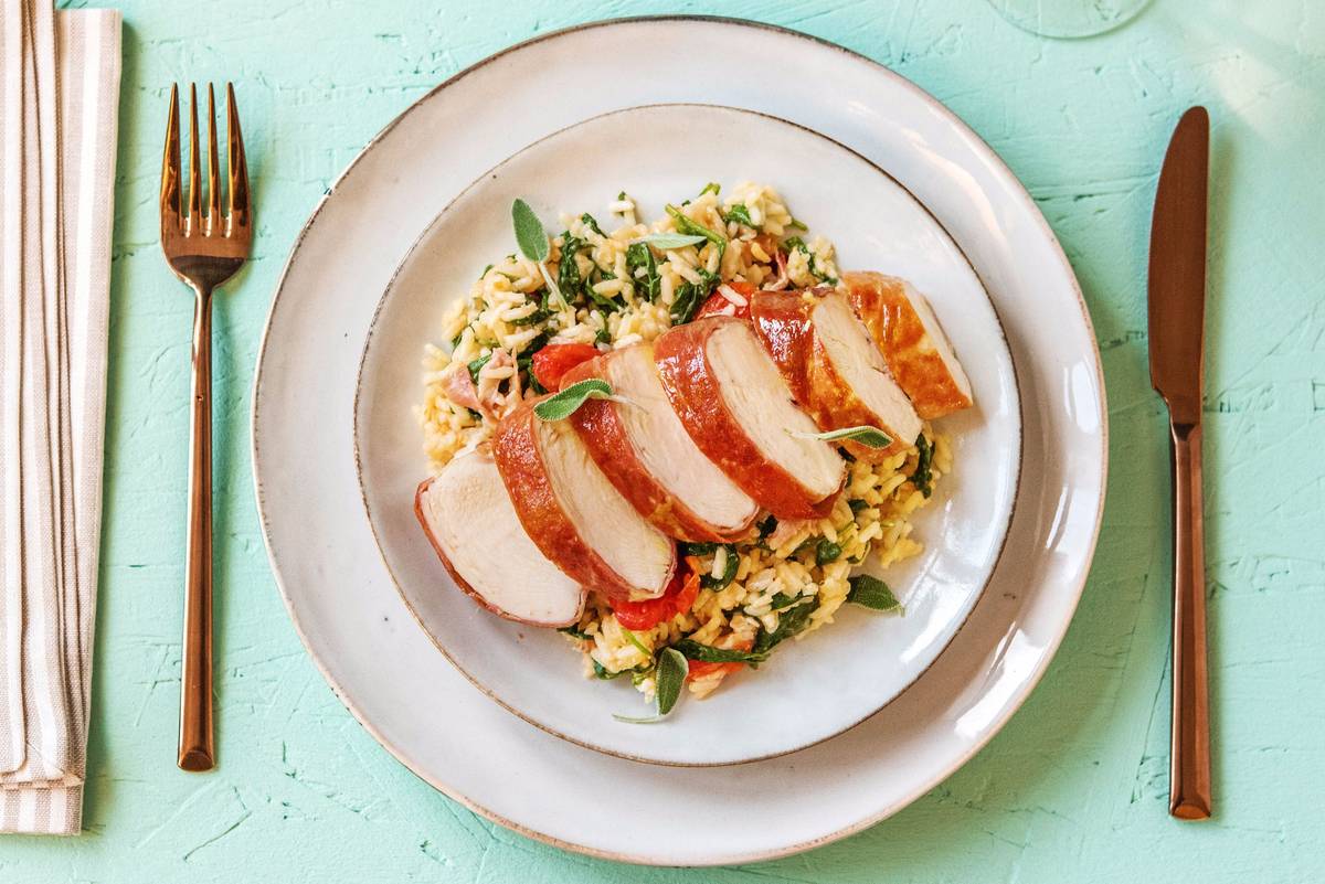 Prosciutto-Wrapped Chicken