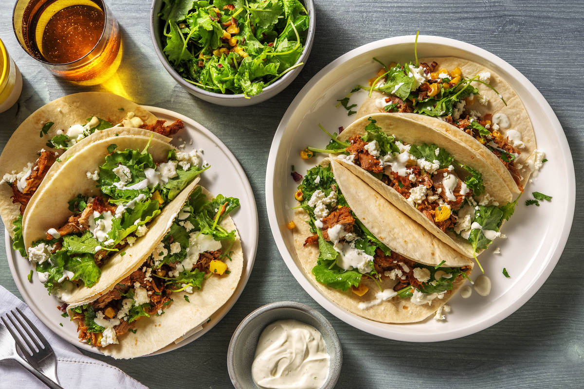 Pulled Pork and Pineapple Tacos