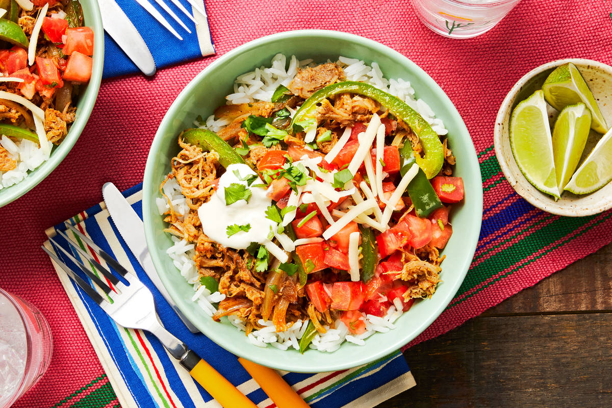 Pulled Pork Fiesta Bowls