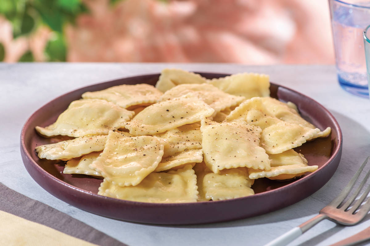 Pumpkin, Sundried Tomato & Feta Raviolini