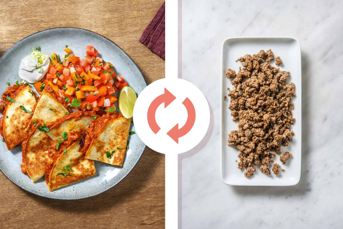 Mexican-Inspired Beef Quesadillas