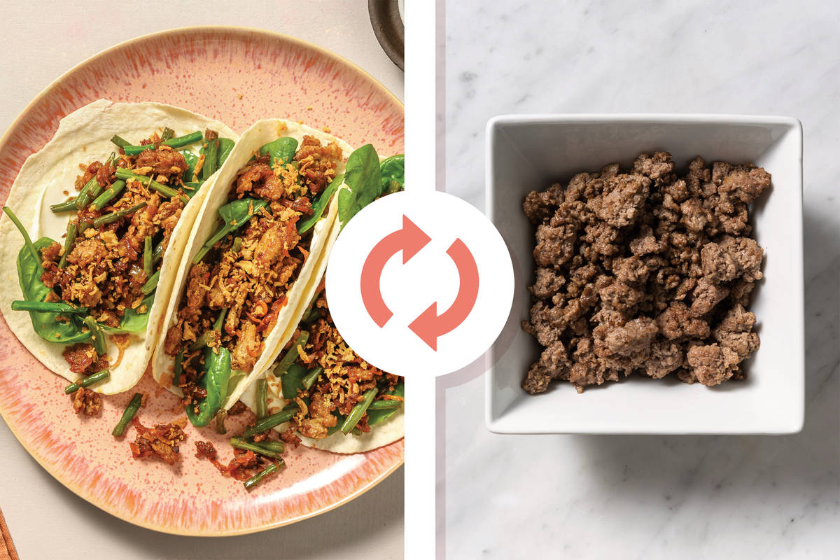 Quick Sweet-Soy Caramelised Beef Tacos