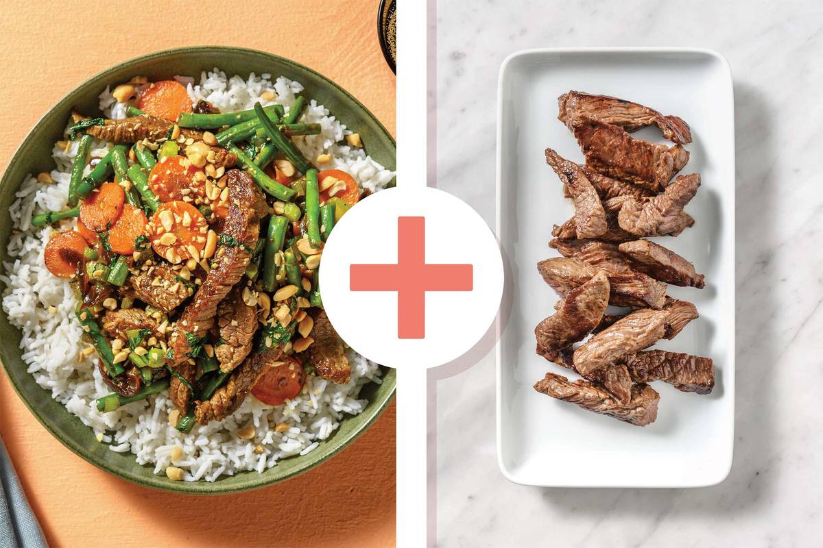 Lemon Pepper Double Beef Stir-Fry