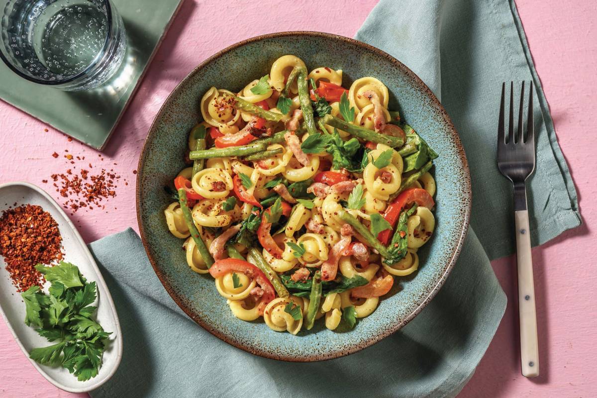 Creamy Smoked Salmon Orecchiette