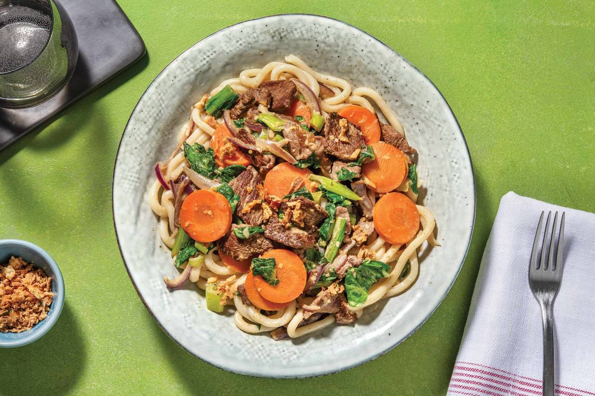 Easy Coconutty Beef Noodles