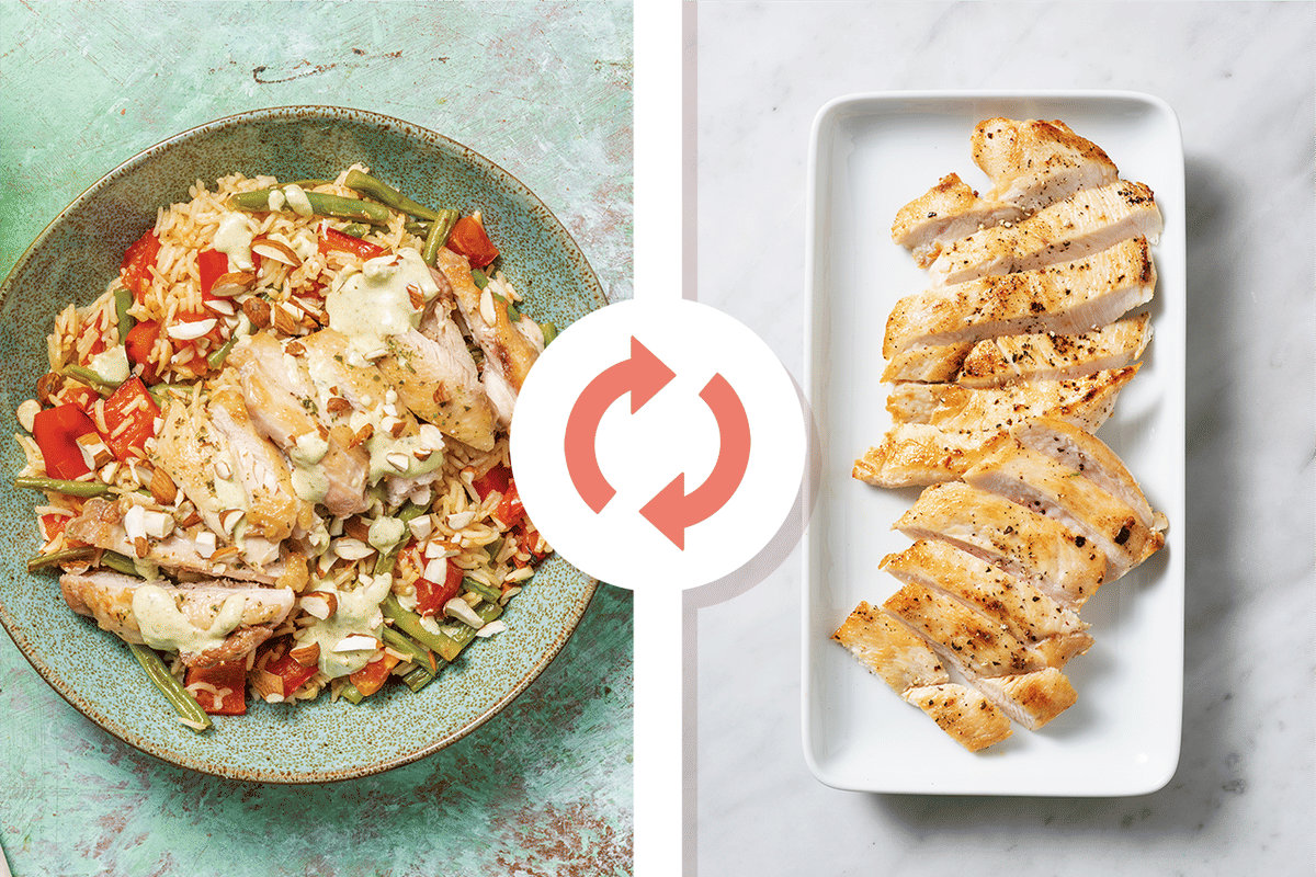 Easy Garlic Chicken Breast & Rice Bake