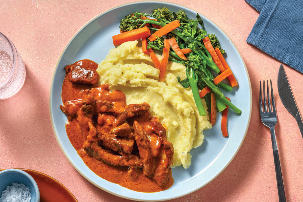 Quick Indian-Style Creamy Beef