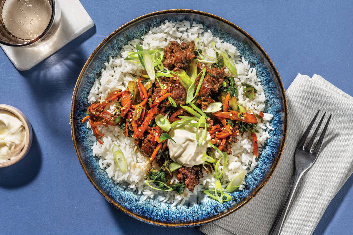 Korean-Style Beef Bulgogi Rice Bowl