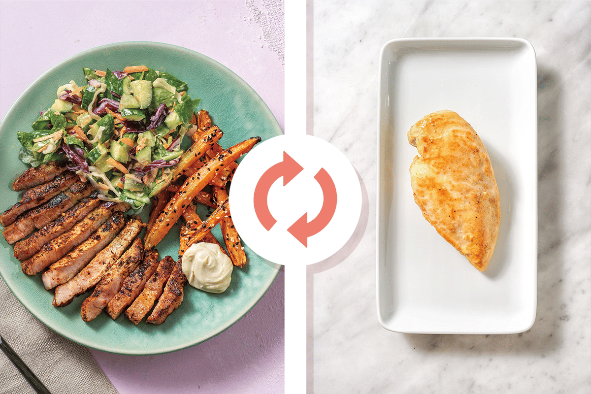 Easy Louisiana Chicken & Creamy Slaw