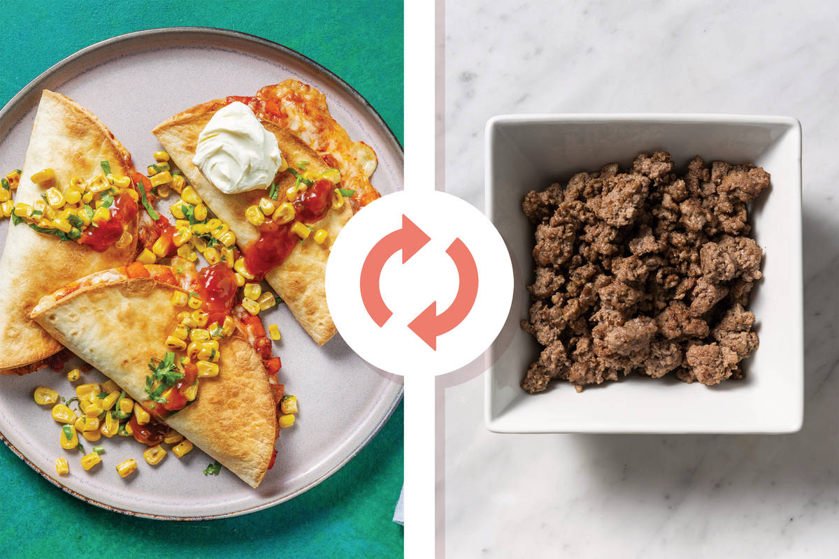 Quick Mexican Beef Quesadillas