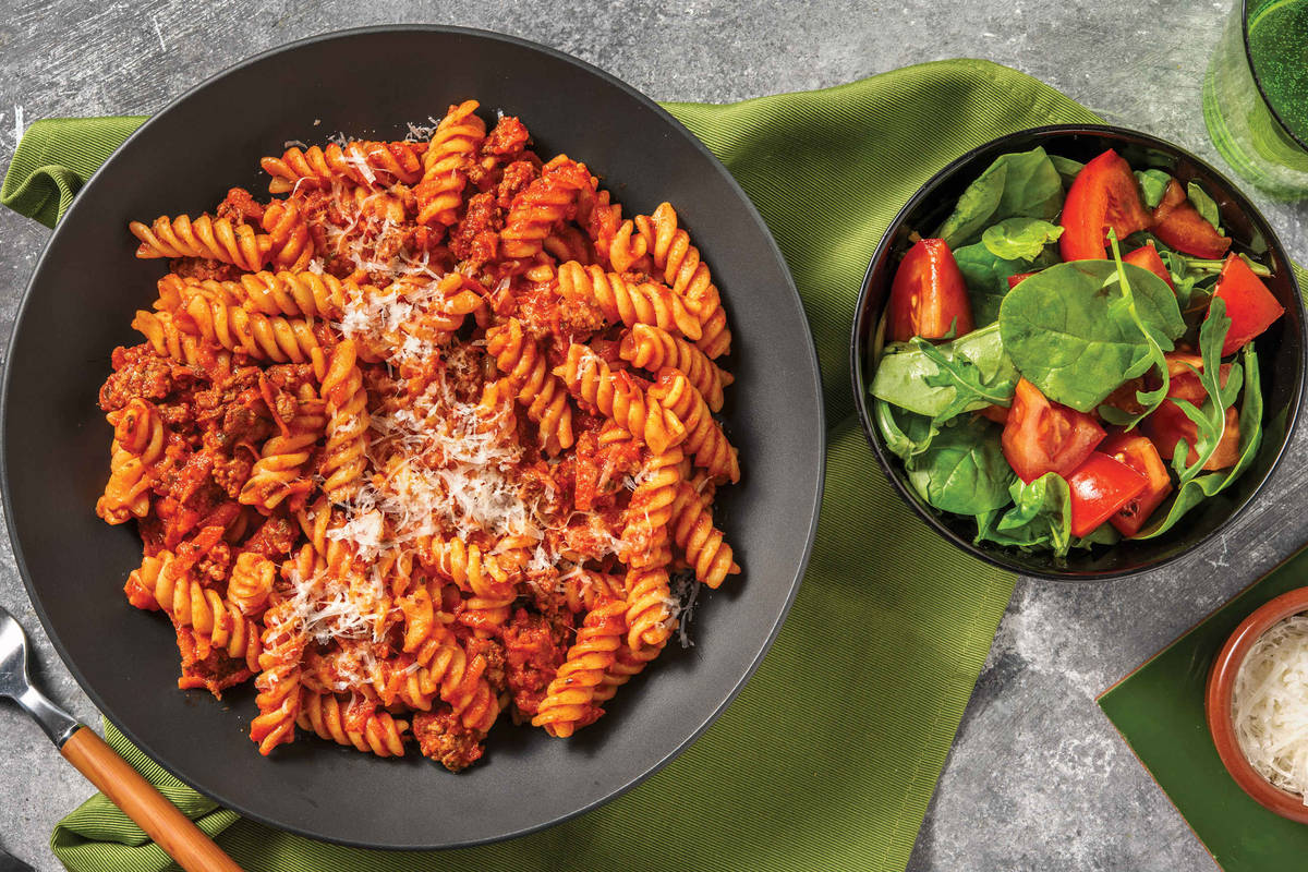 Easy Rosemary Lamb Fusilli