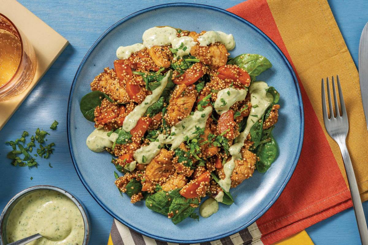 One-Pan Double Pesto Chicken & Couscous