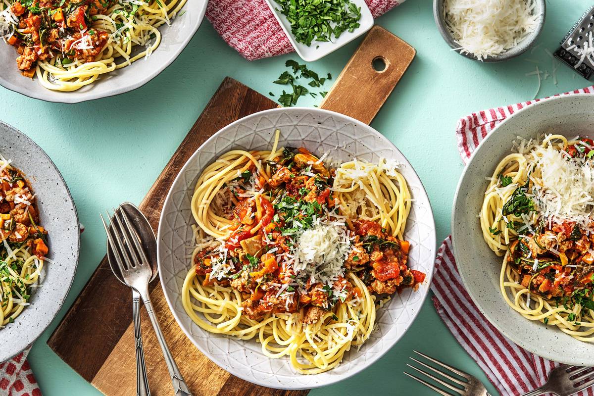 Quick Sausage Bolognese