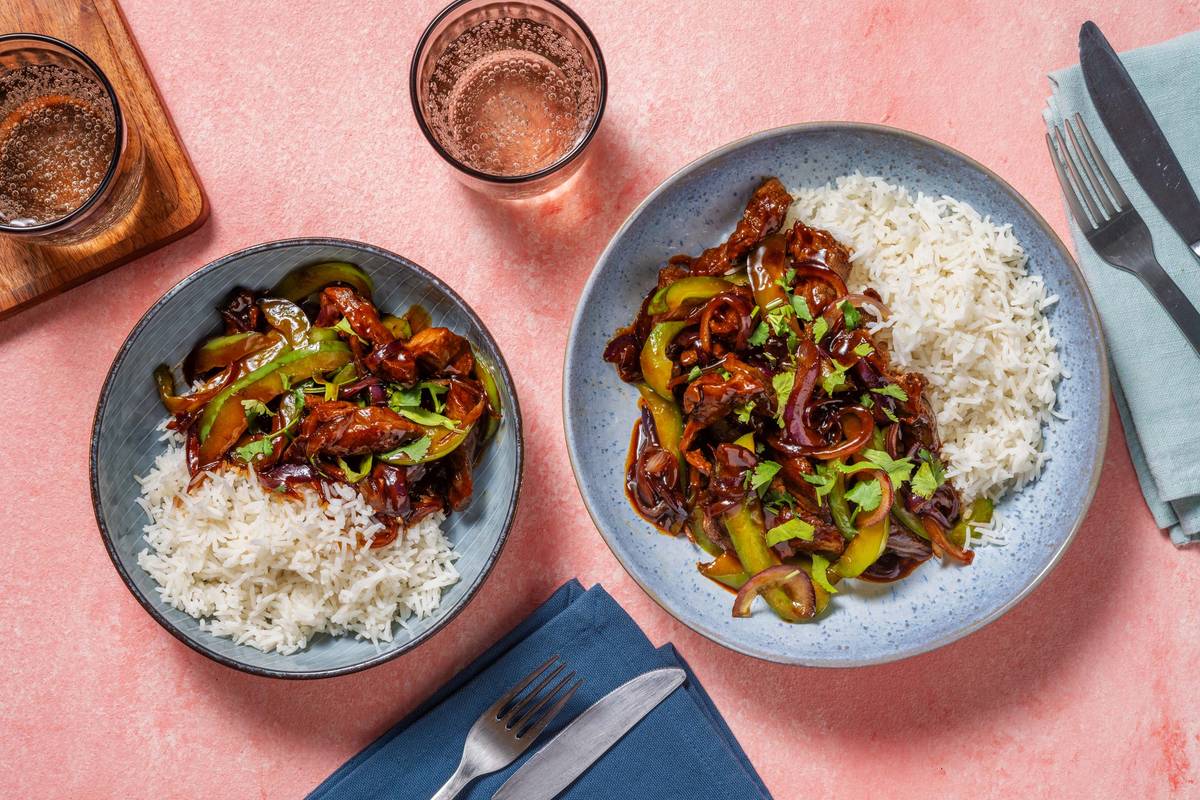 Quick & Sticky Beef