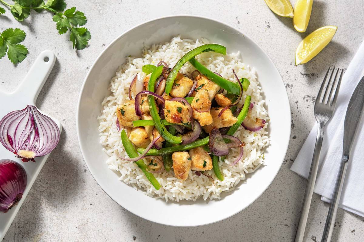 Quick Sticky Spicy Chicken