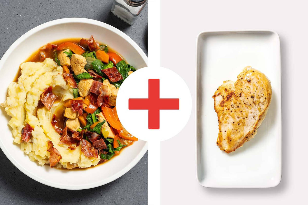 Ragoût copieux au poulet et au bacon