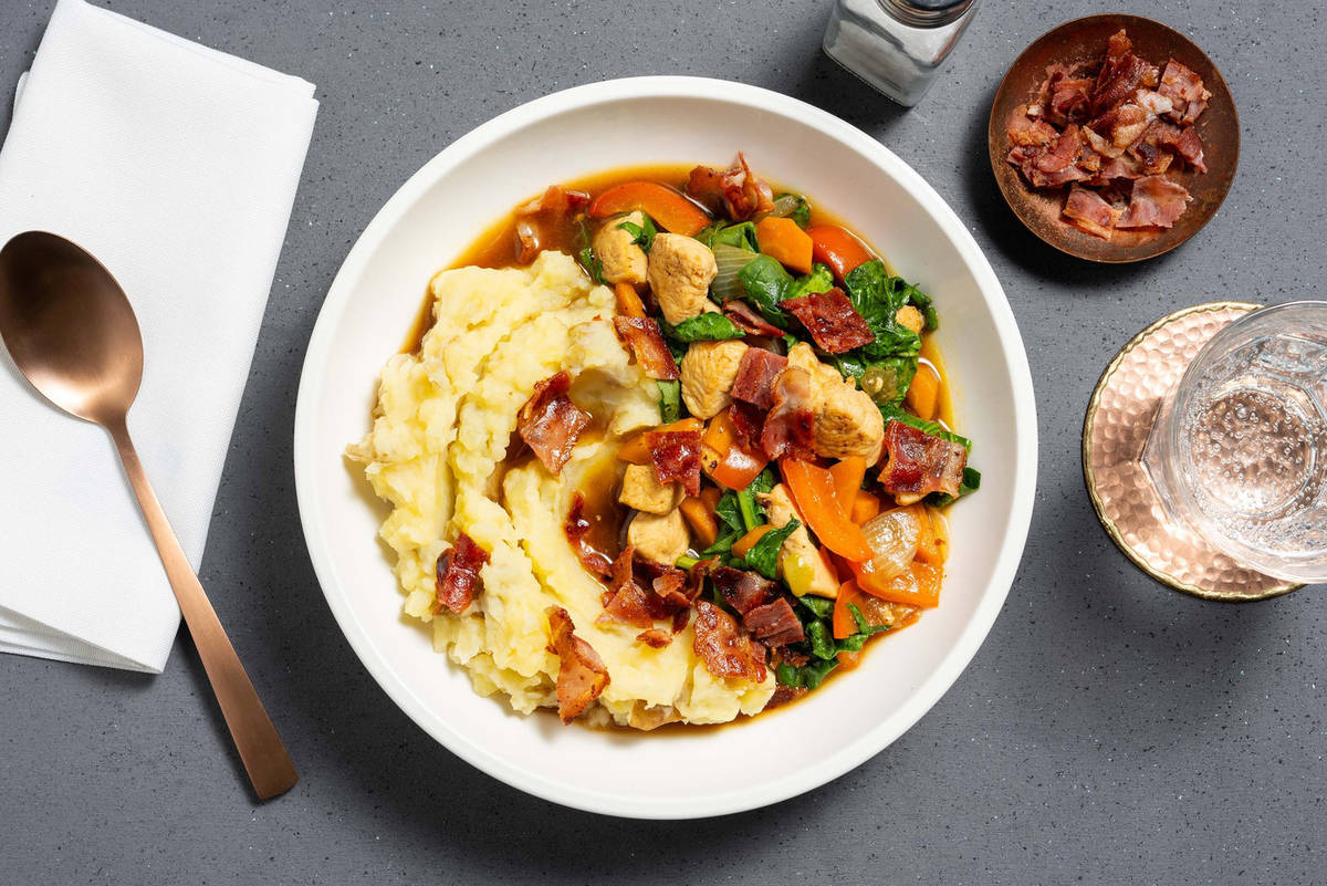 Rich Chicken & Bacon Stew