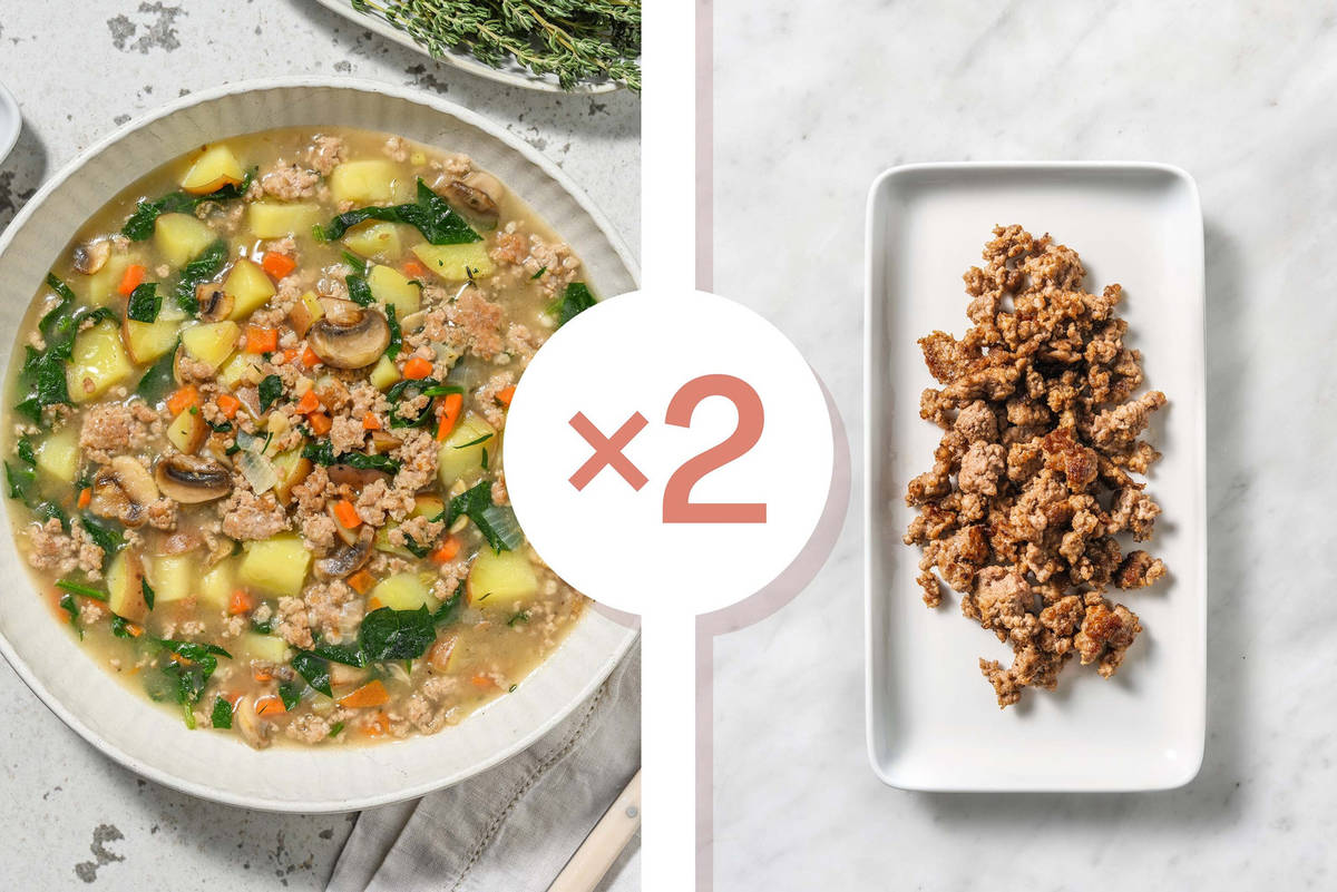 Smart Double Turkey and Mushroom Stew