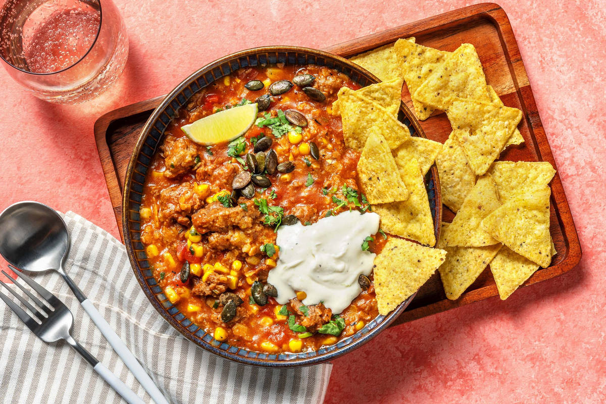 Pozole-Inspired Veggie Stew