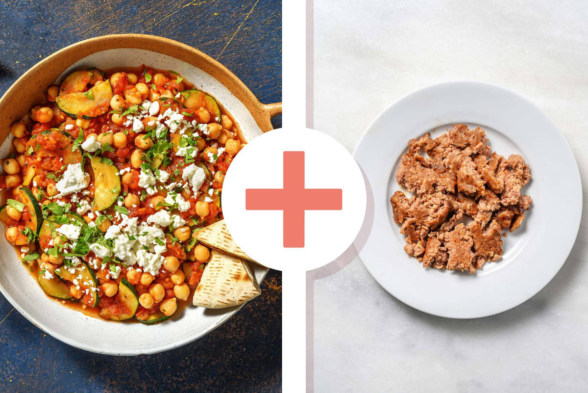 Harissa Chickpea and Beyond Meat® Stew