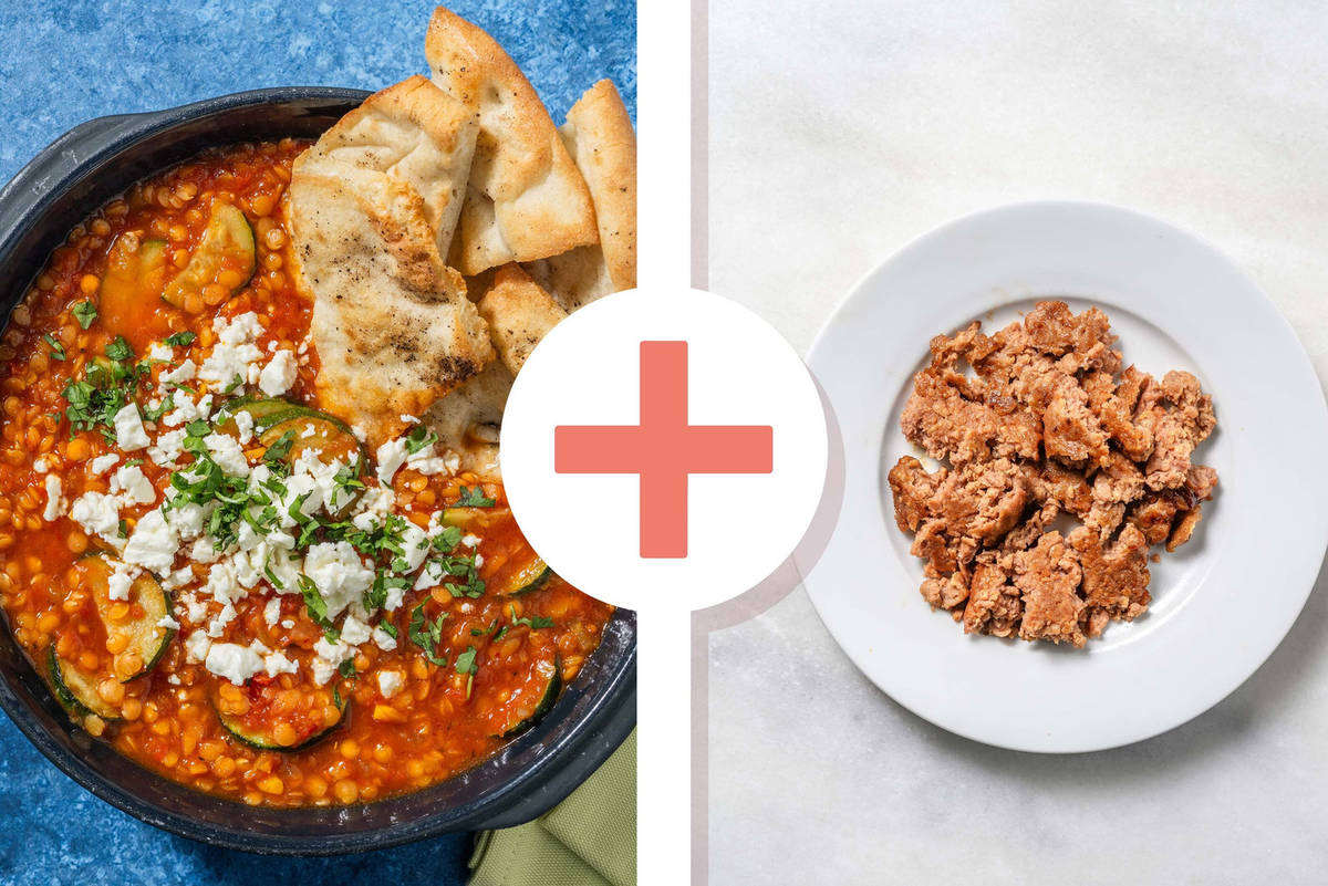 Harira-Style Beyond Meat® and Lentil Veggie Stew