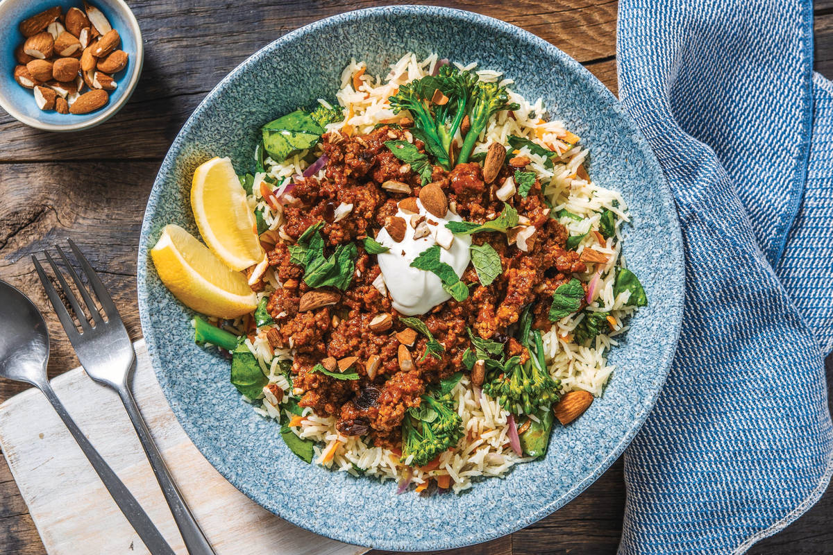Ras El Hanout Beef Bowl