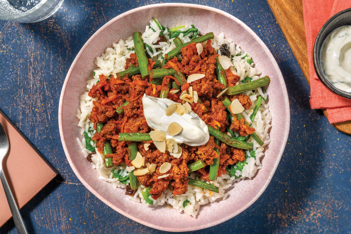 Ras El Hanout Lamb & Currant Rice Bowl