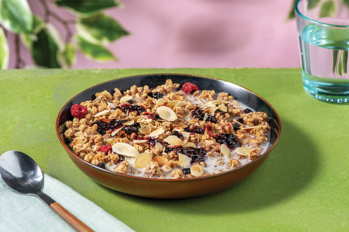 Raspberry &  Blackcurrant Granola